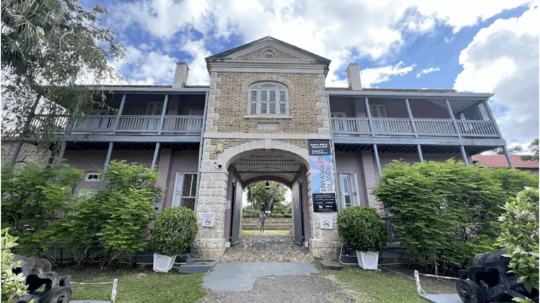 Entrance to the Barbados Museum and Historical Society